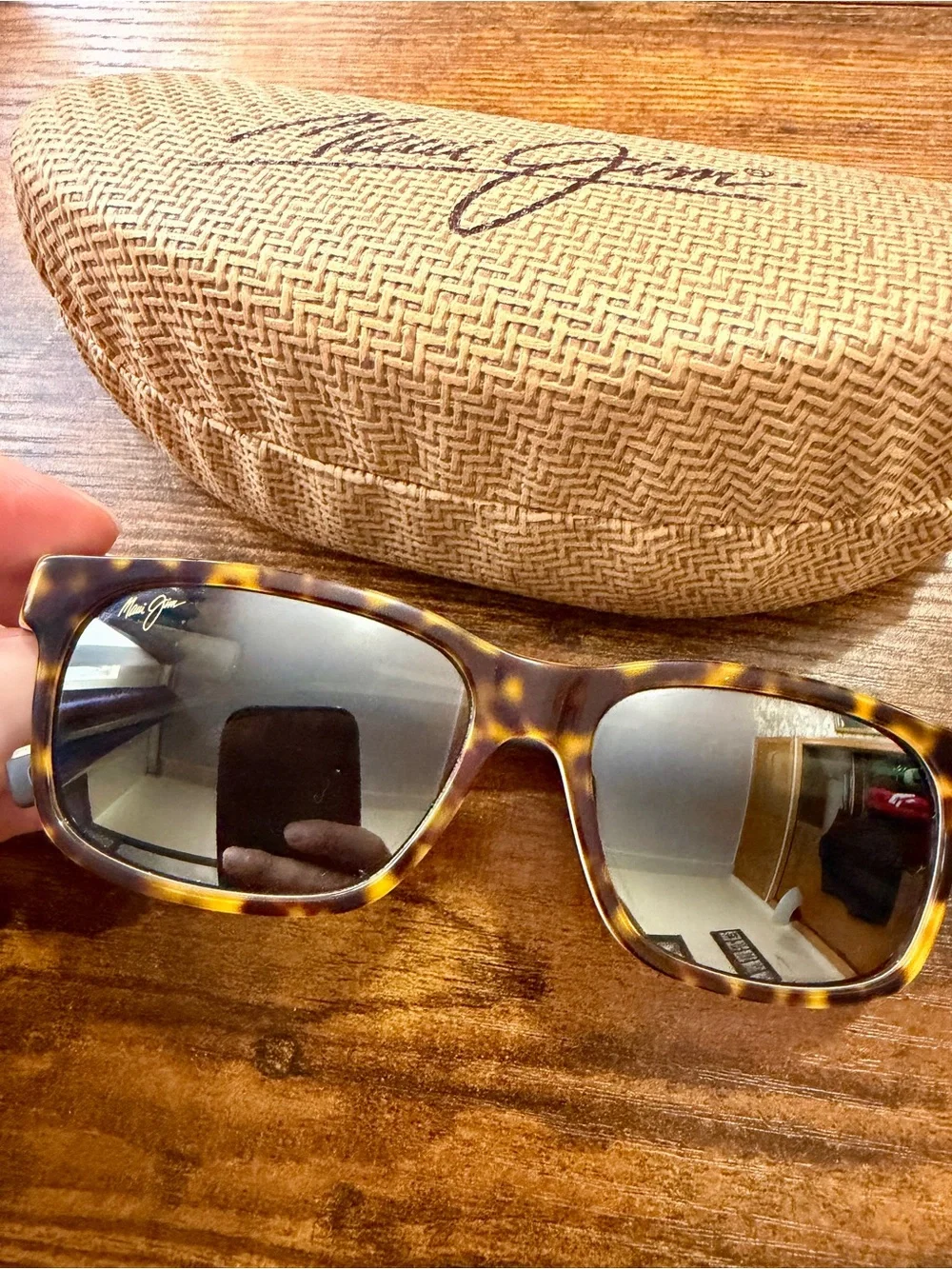 Maui Jim EH BRAH Blue Gradient Lens Sunglasses Made in Italy